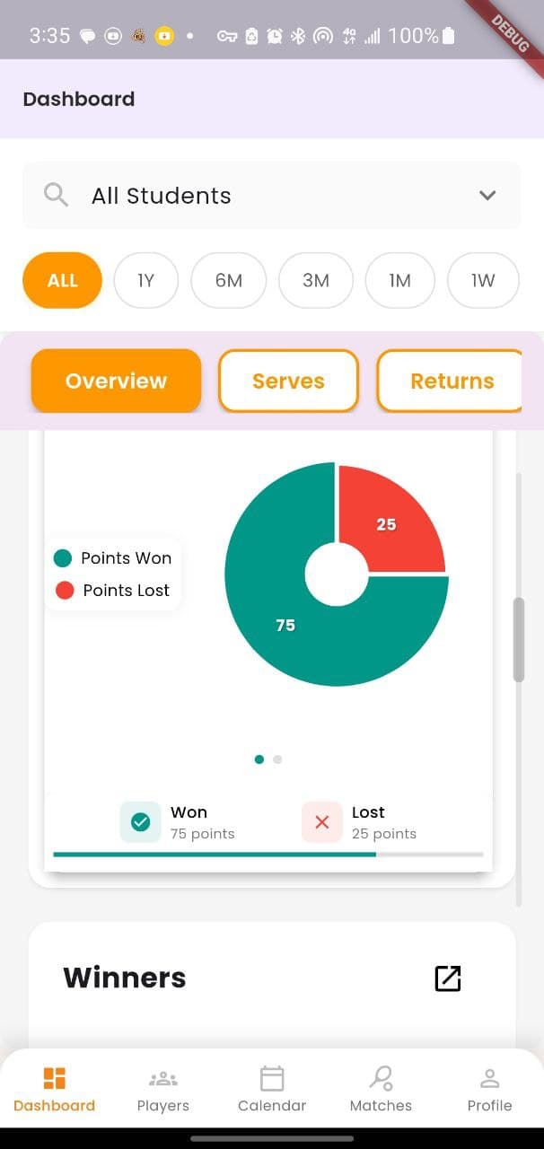 MPI Tennis Training & Analytics screenshot 1