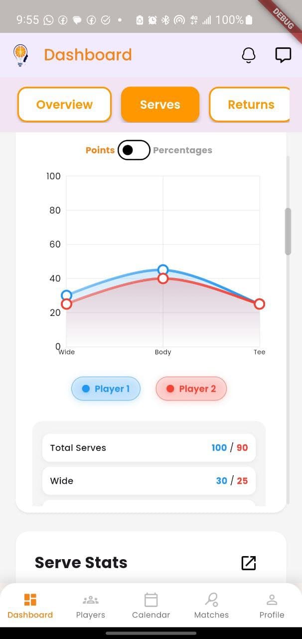 MPI Tennis Training & Analytics screen 1